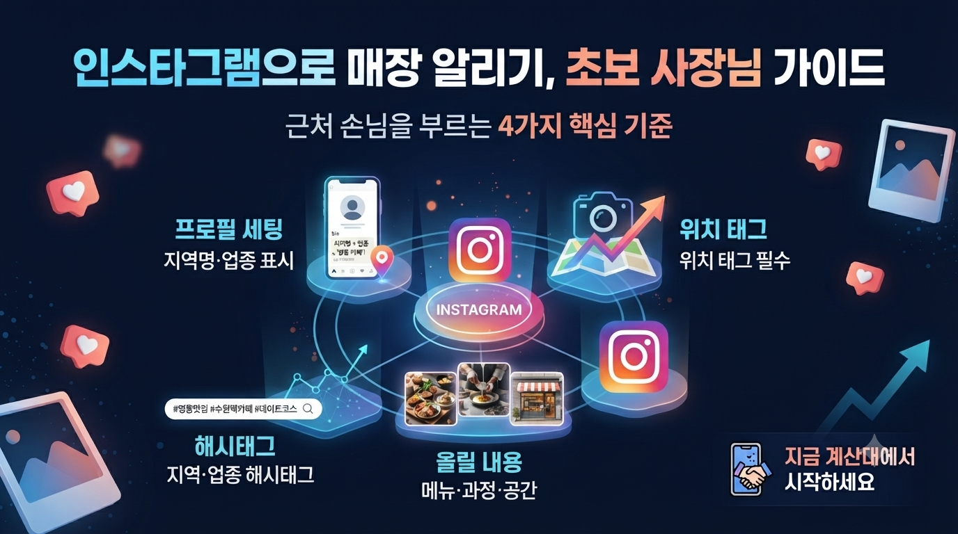 인스타그램으로 매장 알리기, 초보 사장님 가이드