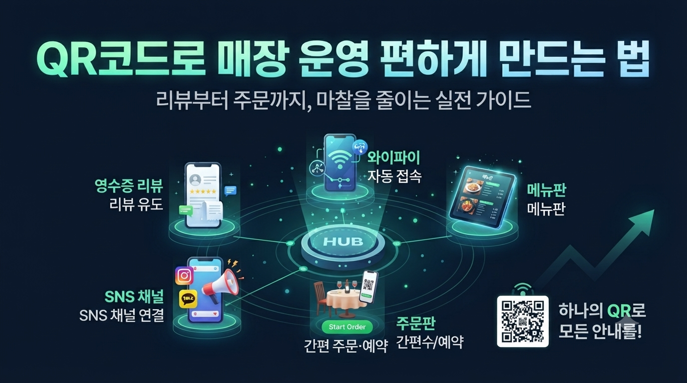 QR코드로 매장 운영 편하게 만드는 법